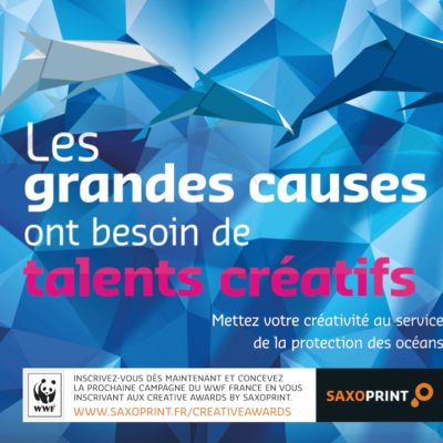Concours de publicité grande cause Creative Awards by Saxoprint