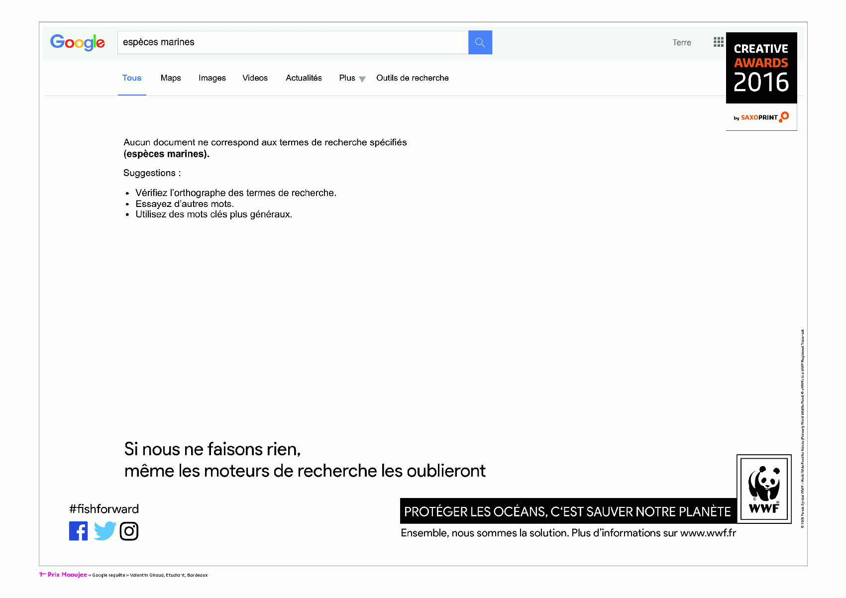 Concours Grande Cause Requête Google