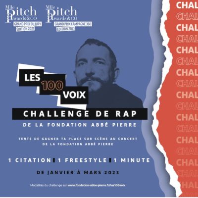 Les 100 voix, challenge Rap sur les mots de l’Abbé Pierre