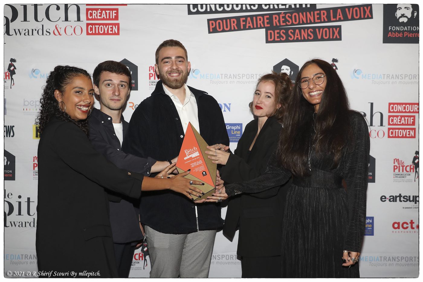 Prise de vues Photocall Mle Pitch Awards & Co