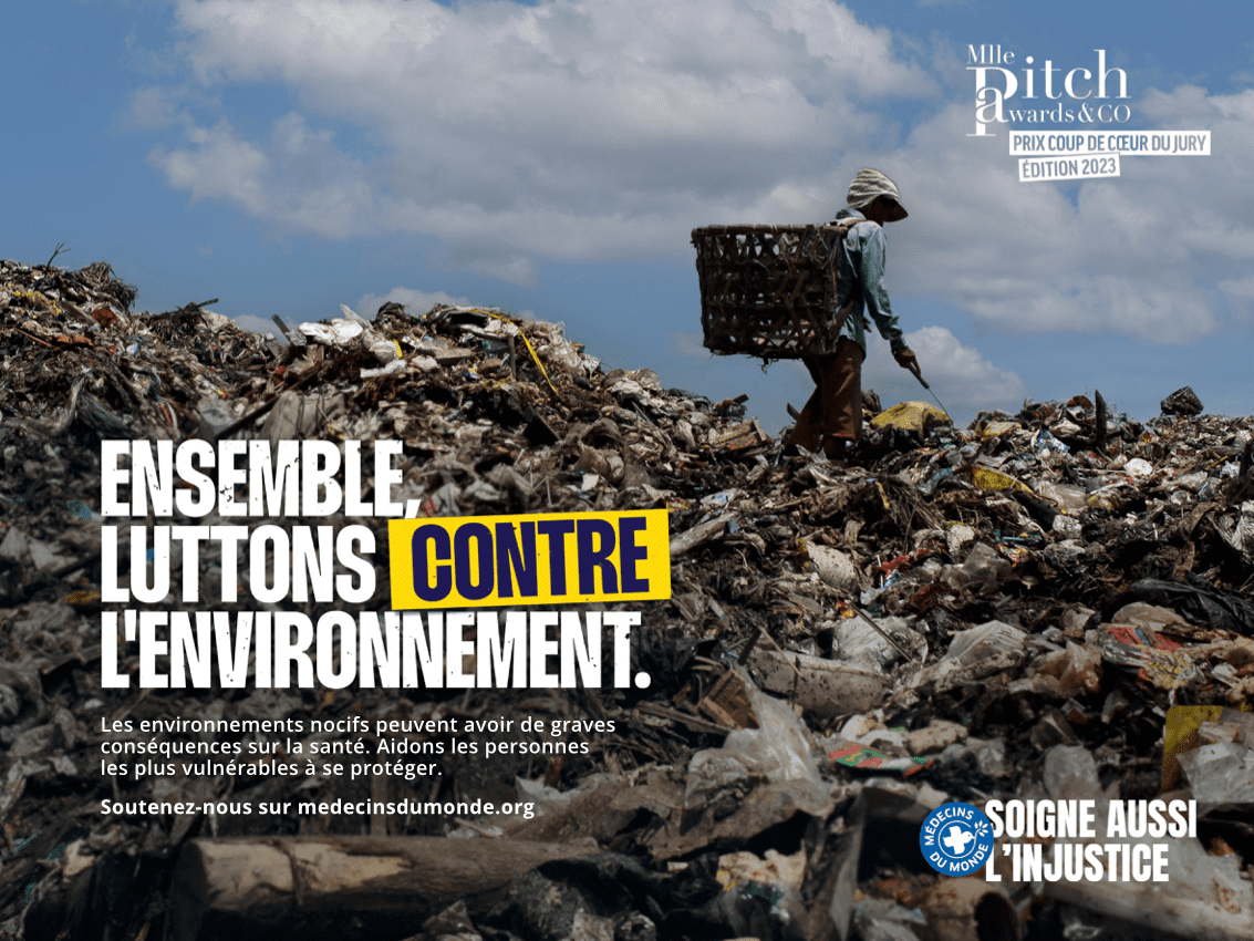 La campagne d’affichage « Luttons contre l’environnement » pour Médecins du Monde