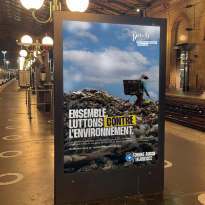 La campagne d’affichage « Luttons contre l’environnement » pour Médecins du Monde