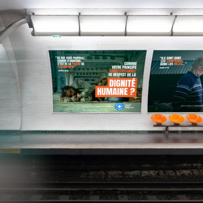 La campagne d’affichage « Sans Blague » pour Médecins du Monde