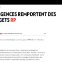 SIX AGENCES REMPORTENT DES BUDGETS RP