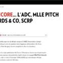 ET ENCORE… L’ADC, MLLE PITCH AWARDS & CO, SCRP