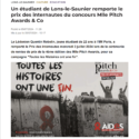 Un étudiant de Lons-le-Saunier remporte le prix des internautes du concours Mlle Pitch Awards & Co
