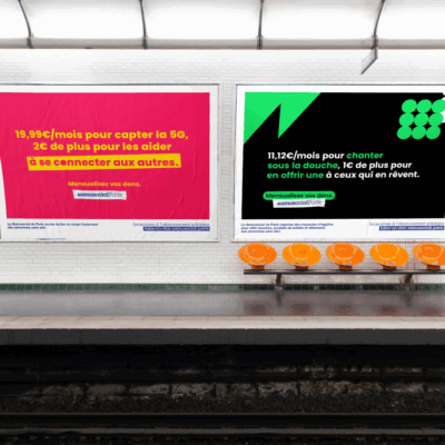 « L’Abonnement Solidaire » – 2e prix Affichage PRINT