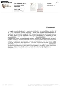 Campagne Indignons-nous - Mlle Pitch x Dignité International - parution RP