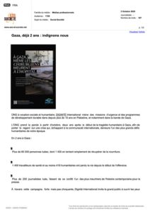 Campagne Indignons-nous - Mlle Pitch x Dignité International - parution RP