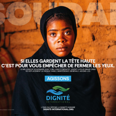 Soudan, une crise oubliée&nbsp;: Mlle Pitch signe une campagne choc avec DIGNITÉ International